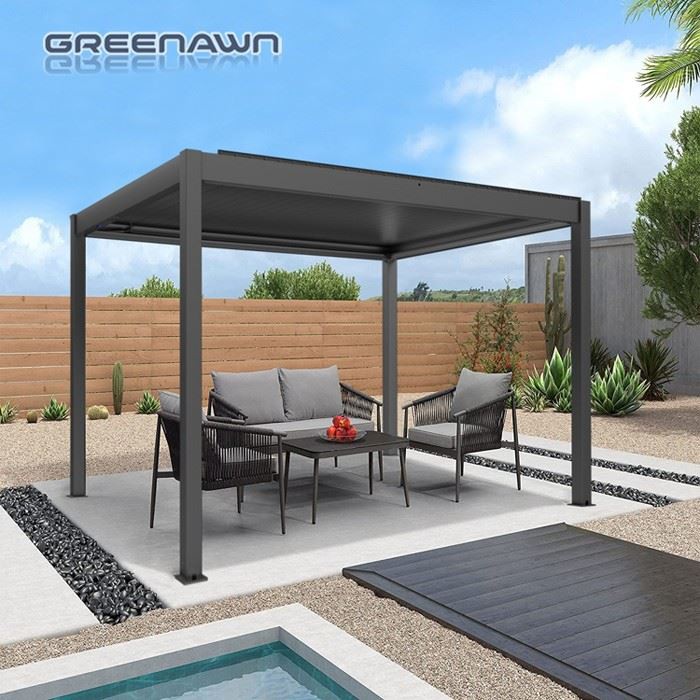 Garden Outdoor Aluminium Bioclimatic Pergola