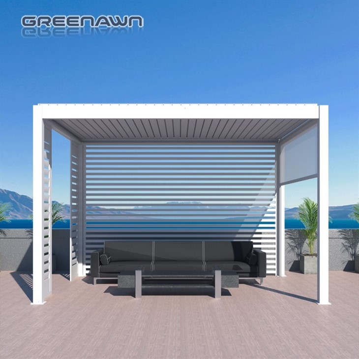 Rain Proof Metal Garden Pergola