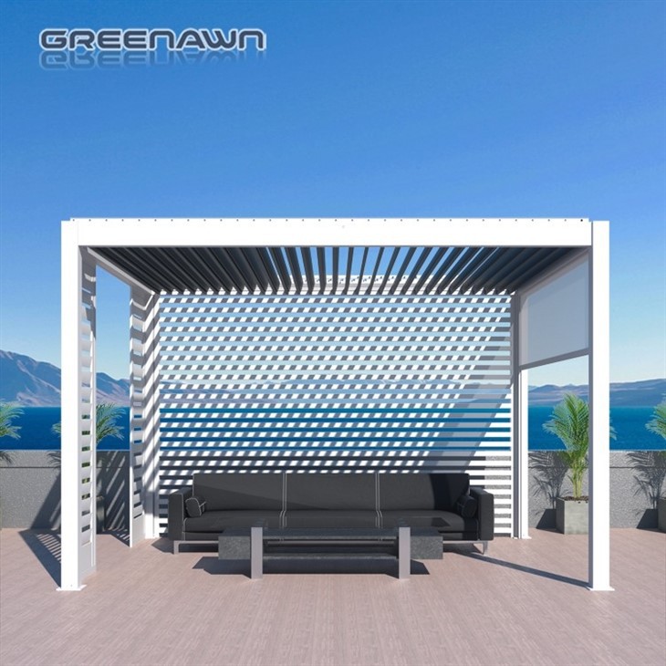 Rain Proof Metal Garden Pergola