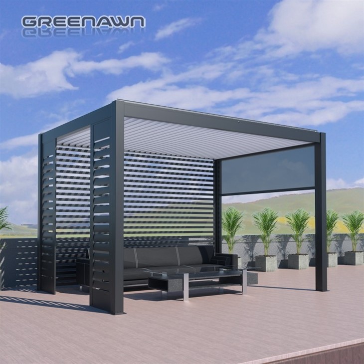 Rain Proof Metal Garden Pergola