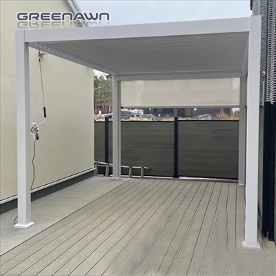 Pergola Balcone Con Fianchi E Tetto